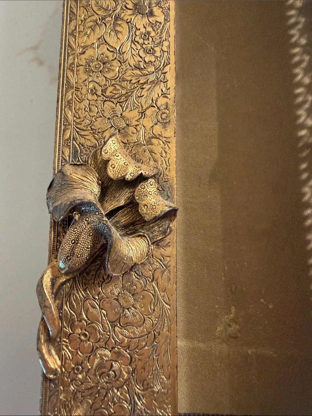 Vintage Brass Hollywood Regency Style Tissue Holder